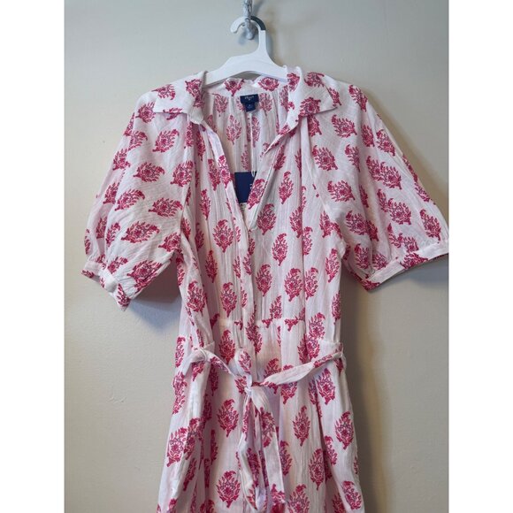 Roller Rabbit X Target Women's Bouquet Short Sleeve Maxi Dress Pink Small NWT - Picture 3 of 5